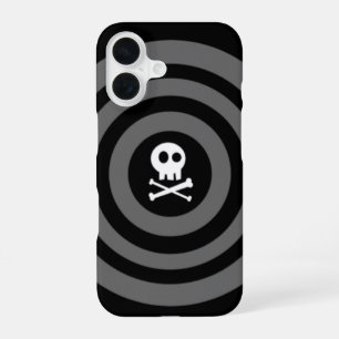 Coque iPhone 16 ~ Crâne + Os ~