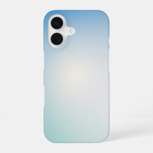 Coque iPhone 16 Cuir bleu élégant