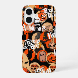 Coque iPhone 16 Cute & Scary Halloween Spooky vibes
