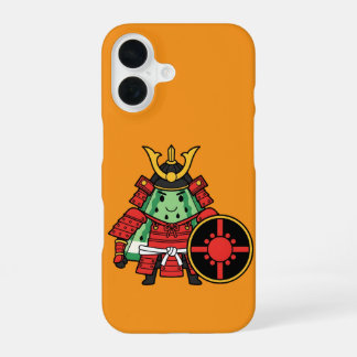 Coque iPhone 16 Cute Watermelon Shogun Samurai Warrior Illustratio