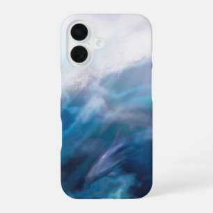 Coque iPhone 16 Dauphins surfant JUSTE POUR LE PLAISIR #2
