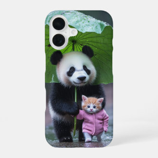 Coque iPhone 16 Design Chat Et Panda