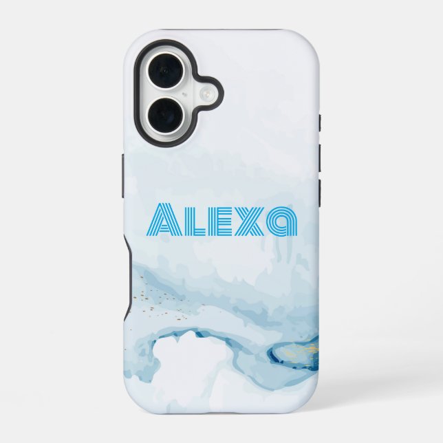 Coque iPhone 16 design personnalisé premium tendance (Verso)