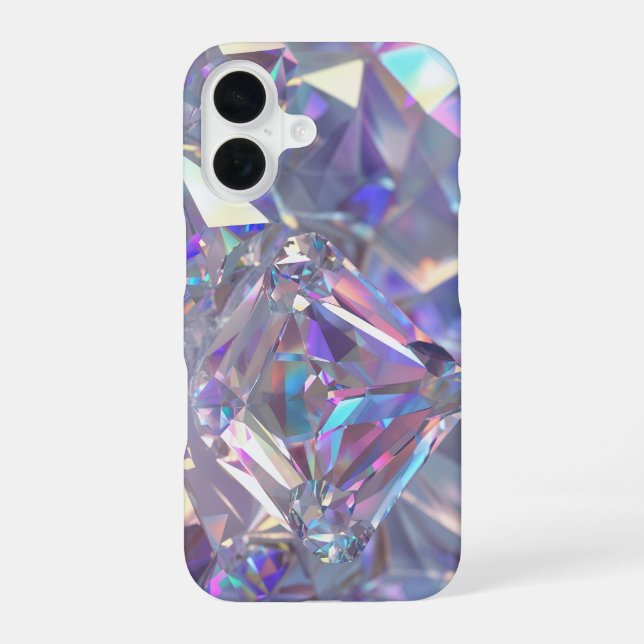 Coque iPhone 16 Diamond Crystal Sparkle (Verso)
