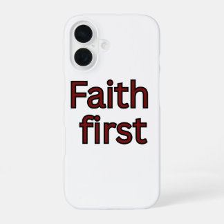Coque iPhone 16 Dicton religieux de foi