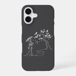 Coque iPhone 16 Dossier téléphonique Sakura Elegance