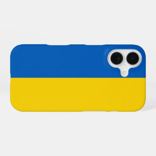 Coque iPhone 16 Drapeau de l'Ukraine