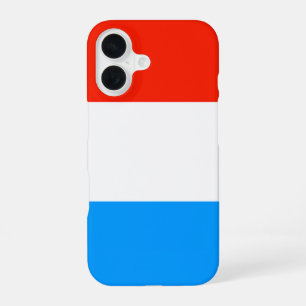 Coque iPhone 16 Drapeau Luxembourg