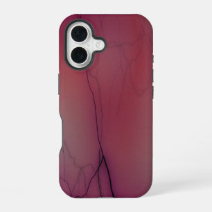 Coque iPhone 16 éclair rose