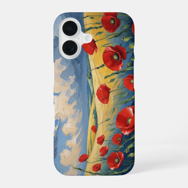 Coque iPhone 16 El susurro del viento en las amapolas (Verso)