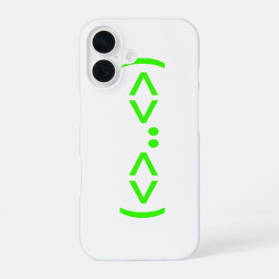 Coque iPhone 16 Émoticône japonais ALIEN