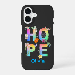 Coque iPhone 16 Espérer Motivation artistique positive Inspiration