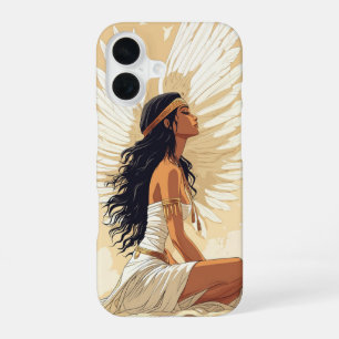 Coque iPhone 16 Étui de téléphone de prière d'ange céleste