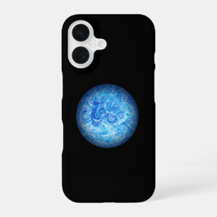 Coque iPhone 16 Étui de téléphone en art fluide Calm Tide