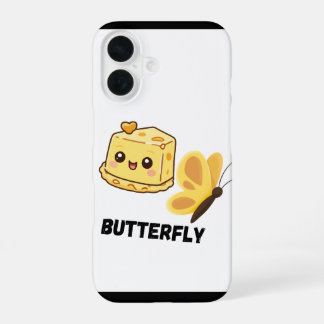 Coque iPhone 16 Étui de téléphone Papillon