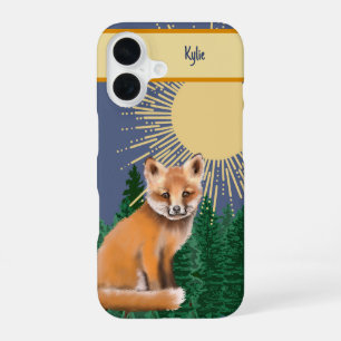 Coque iPhone 16 Étui de téléphone Renard Rouge