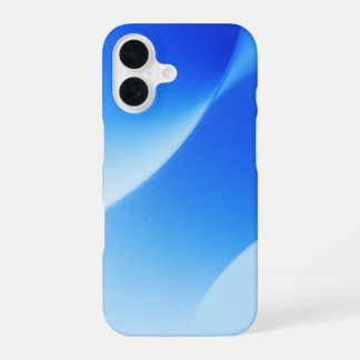 Coque iPhone 16 Étui iPhone 16 à dégradé bleu minimaliste