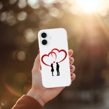 Étui iPhone 16 Deux Amoureux