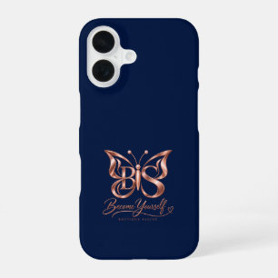 Coque iPhone 16 Étui iPhone 16 Navy esthétique Minim