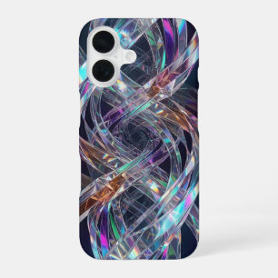 Coque iPhone 16 Étui iPhone à Tourbillon Holographique