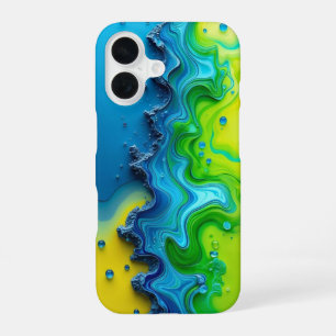 Coque iPhone 16 Étui iPhone Aqua et Lime River 