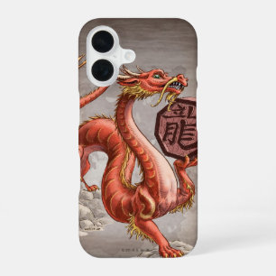 Coque iPhone 16 Étui iPhone d'art du zodiaque chinois de l'année d