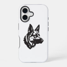 Étui iPhone visage de Berger Allemand