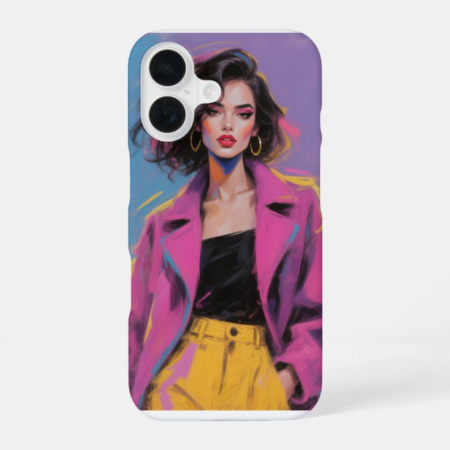 Coque iPhone 16 Étui minimal pour iPhone 16 (Verso)