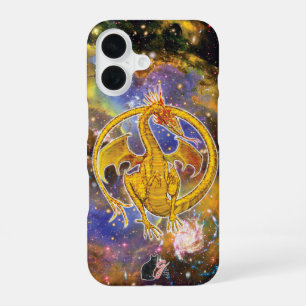 Coque iPhone 16 Étui Topaz Cosmic Dragon Case-Mate pour iPhone