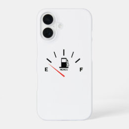 Coque iPhone 16 Exécution sur T-shirt Memes vides