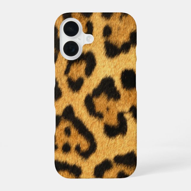 Coque iPhone 16 Faux Jaguar Skin (Verso)