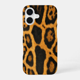 Coque iPhone 16 Faux Ocelot Skin