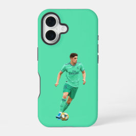 Coque iPhone 16 Federico Valverde - Real Madrid