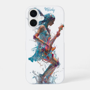 Coque iPhone 16 Femme Rock’n Roll Personnalisable – Art de la Guit
