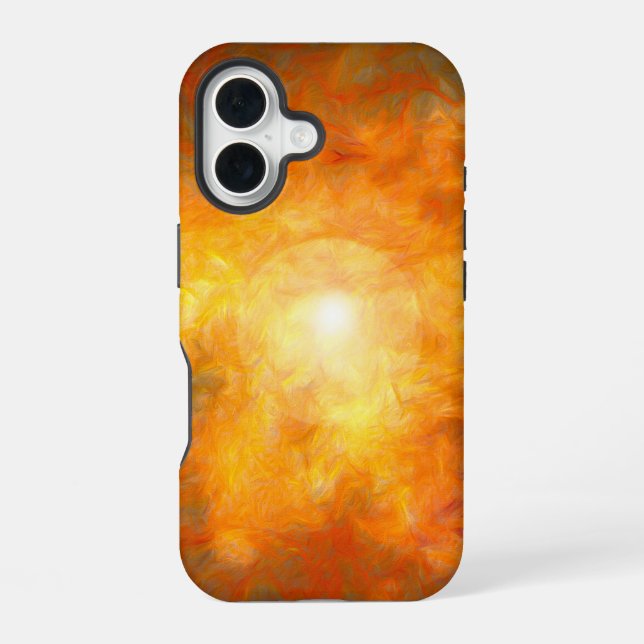 Coque iPhone 16 Feu de l'enfer (Verso)