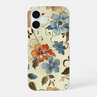 Coque iPhone 16 Fleur Boho