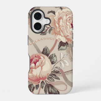 Coque iPhone 16 Fleurs Coquette Motif