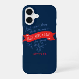 Coque iPhone 16 Foi Espoir et Amour 2