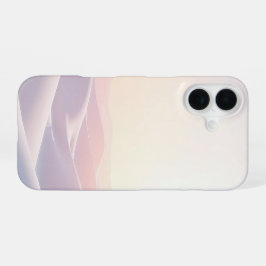 Coque iPhone 16 Fond clair et calme avec des dunes de sable