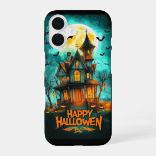 Coque iPhone 16 Fonds d'écran de téléphone Halloween pour effrayer