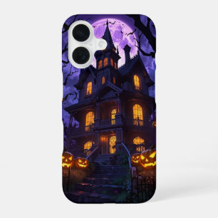 Coque iPhone 16 Fonds d'écran de téléphone Halloween pour effrayer