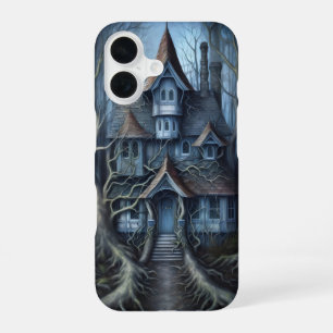 Coque iPhone 16 Forêt de la maison hantée