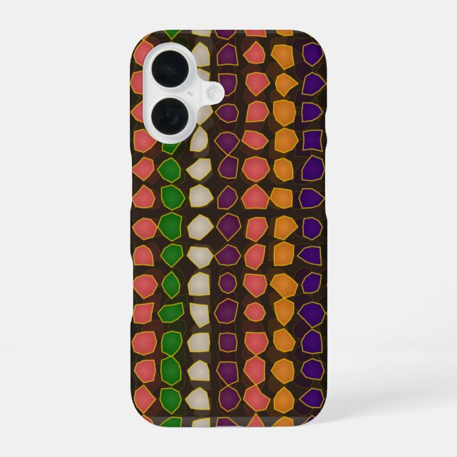 Coque iPhone 16 Funda para móvil estilop étnico (Verso)