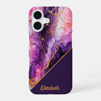 Coque iPhone 16 Fusion d'encre vive