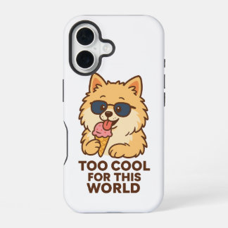 Coque iPhone 16 Gelato Time – Édition pour chiens