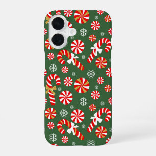 Coque iPhone 16 Golden Winter Sweet Snowfall Sucre de canne