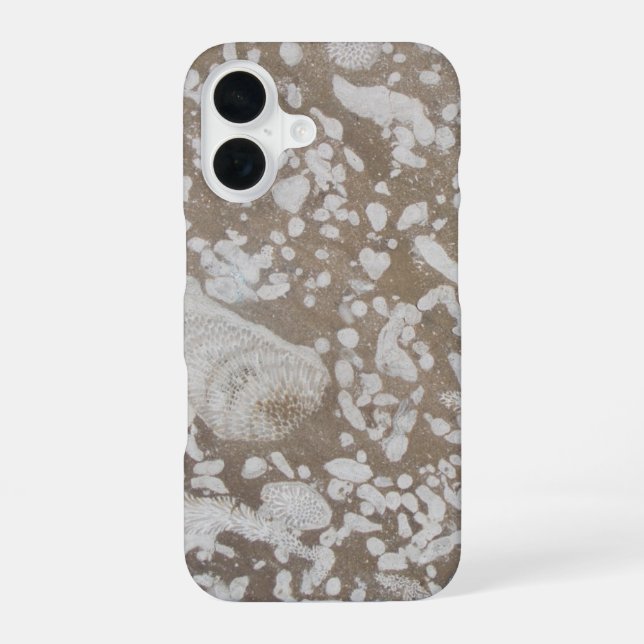 Coque iPhone 16 Gorge des fossiles du Dévonien (Verso)