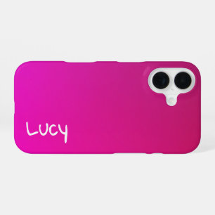 Coque iPhone 16 Grâce en une ligne : Silhouette de papillon