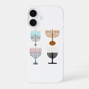 Coque iPhone 16 Hanukkah Judaïsme Juif Religion