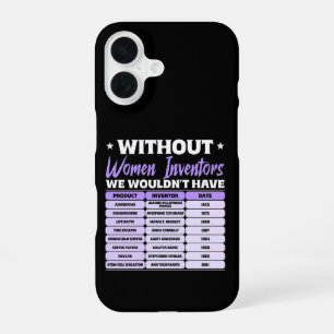 Coque iPhone 16 Histoire des femmes inventrices, journée internati